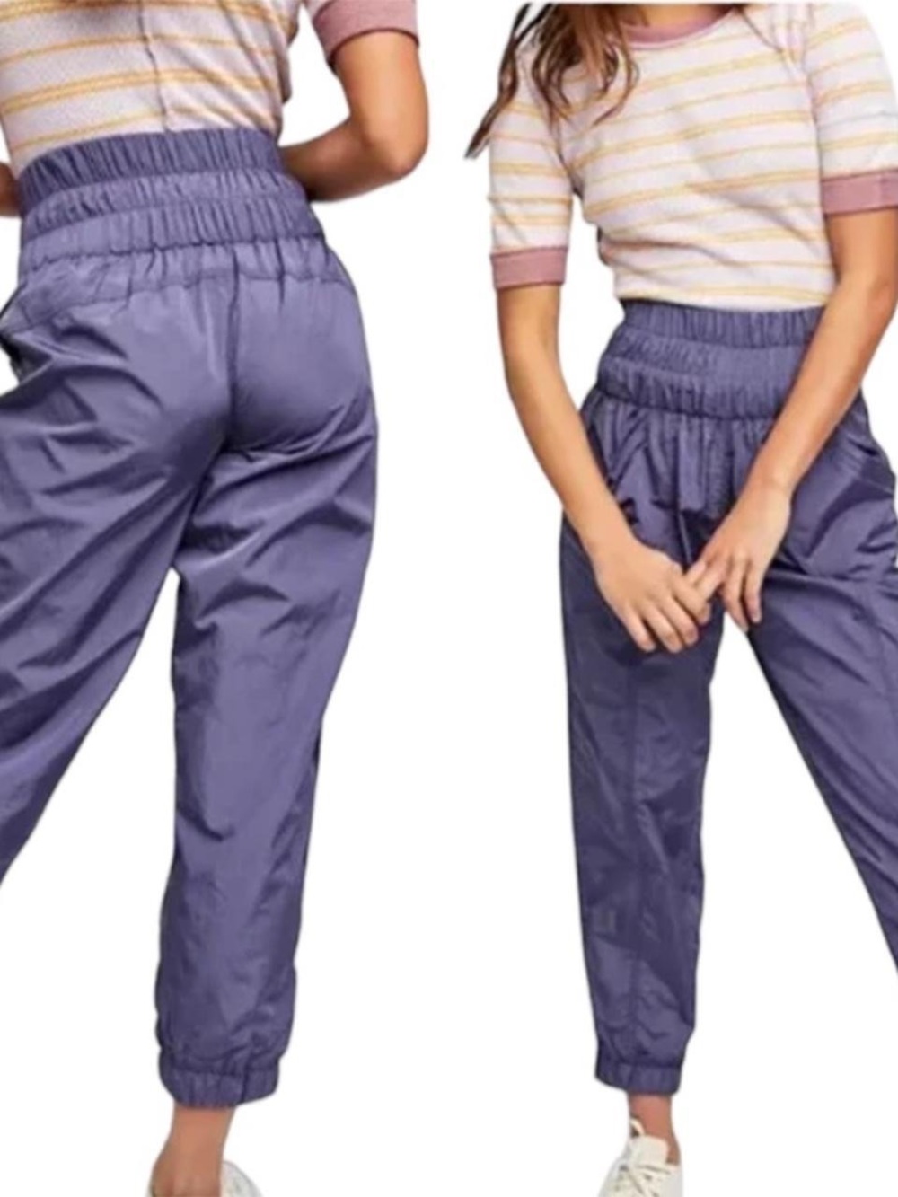 NWT Free People Movement High-Waist The Way Home Jogger Pants S Blue